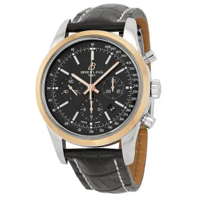 Breitling Transocean Chronograph Black Dial Men's Watch UB015212-BC74BKCD UB015212/BC74