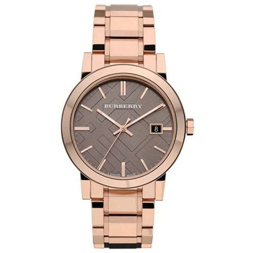 Burberry Ladies The City Rose Gold PVD Watch BU9005