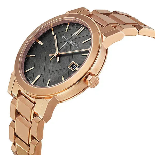 Burberry Ladies The City Rose Gold PVD Watch BU9005