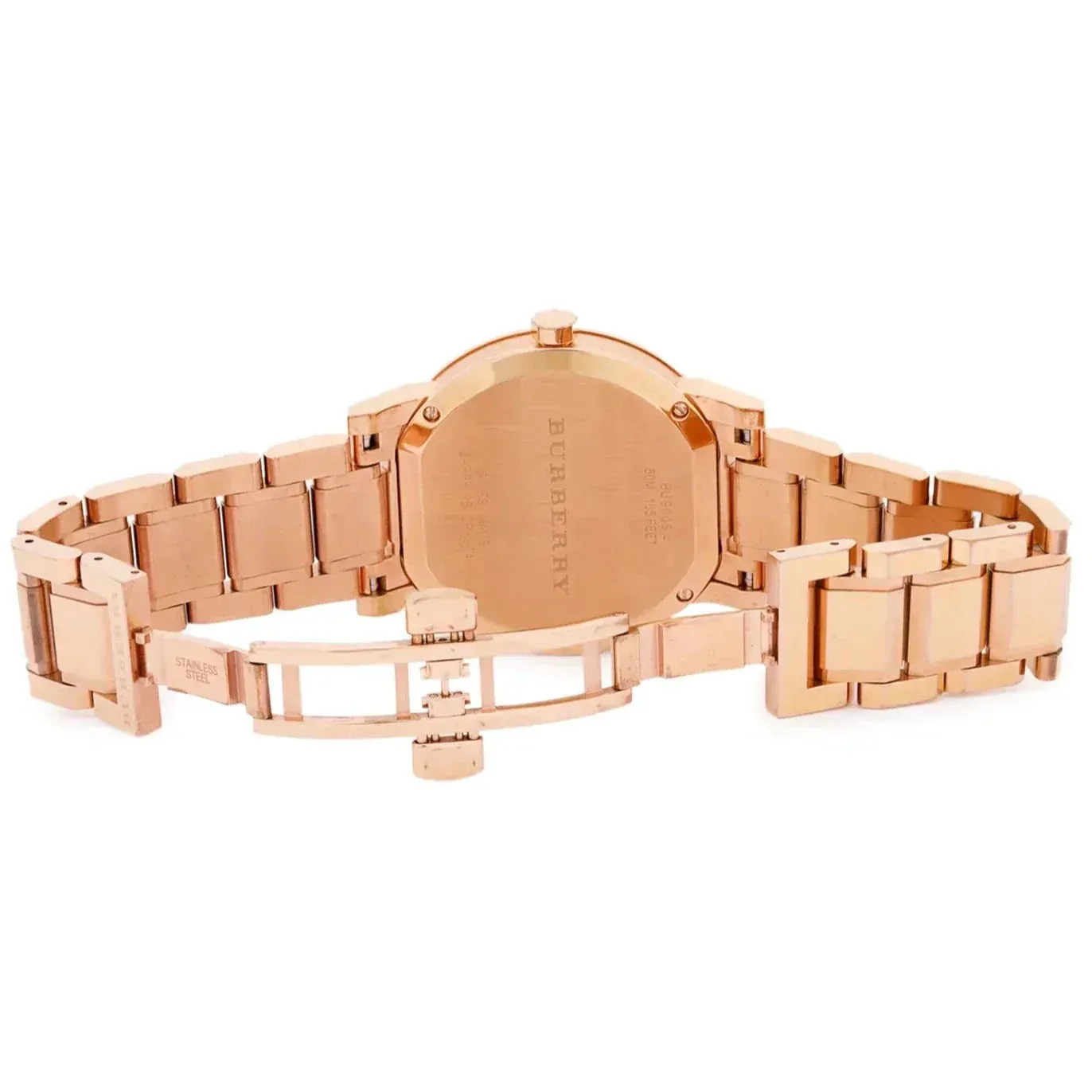 Burberry Ladies The City Rose Gold PVD Watch BU9005