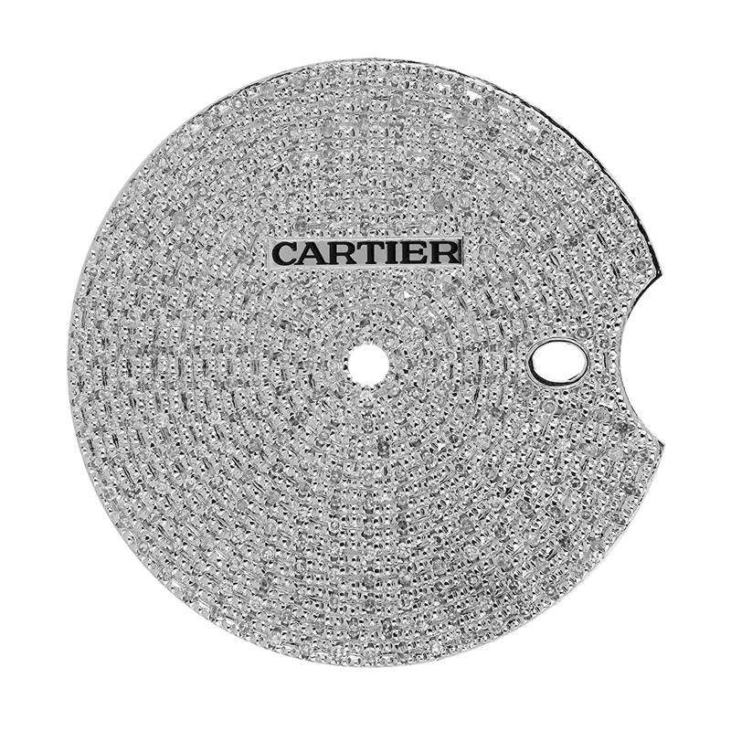 Cartier Ballon Bleu 42mm Diamond Pavé Custom Dial