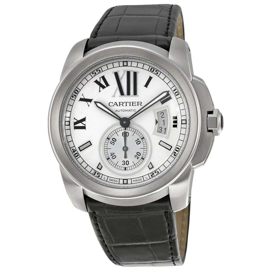 Cartier Calibre De Cartier Silver Dial Men's Watch W7100037