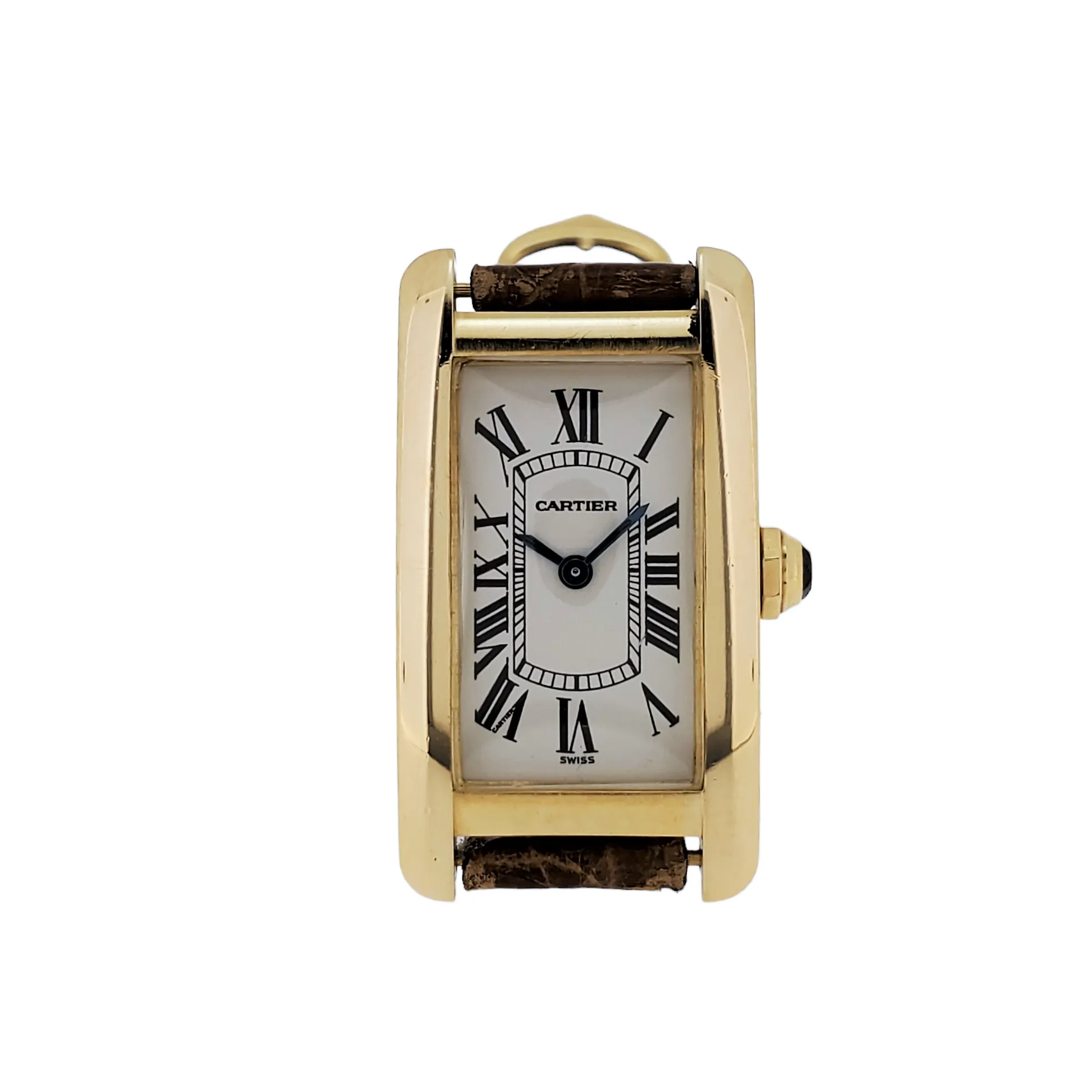 Cartier Tank Americane  MM Unisex 18K ; Discontinued. Circa 1990's