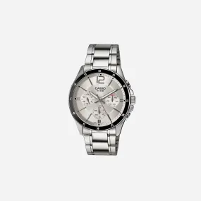 CASIO ENTICER MEN MTP-1374D-7AVDF Silver/Black