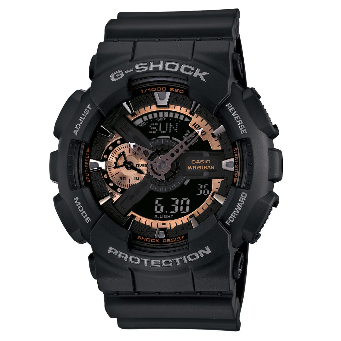 Casio Mens G-Shock Rose Gold & Black Watcg Model- GA110RG-1A