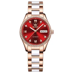Ceramic mechanical ladies watch