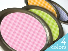 Checkered Canning Labels