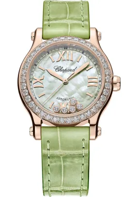 Chopard Happy Sport 18K Rose Gold & Diamonds Lady's Watch