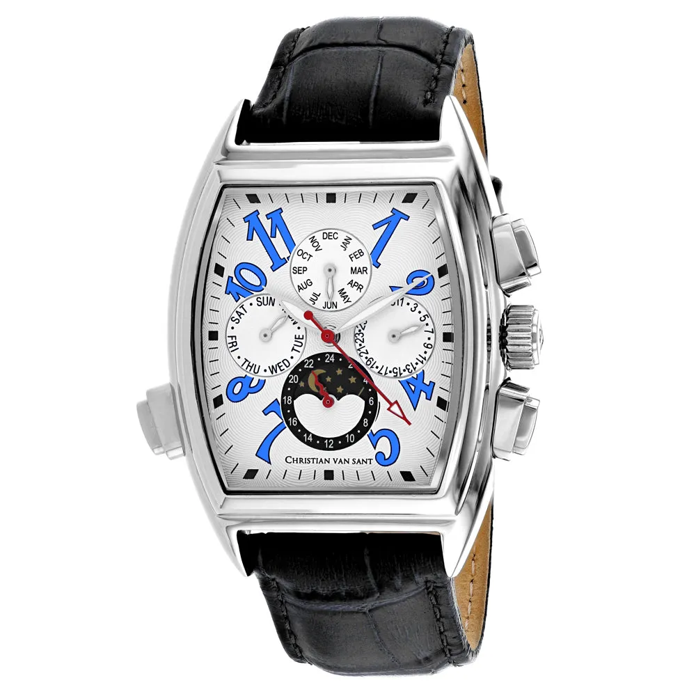 Christian Van Sant Men's Grandeur White Dial Watch - CV2134 by Balec Group