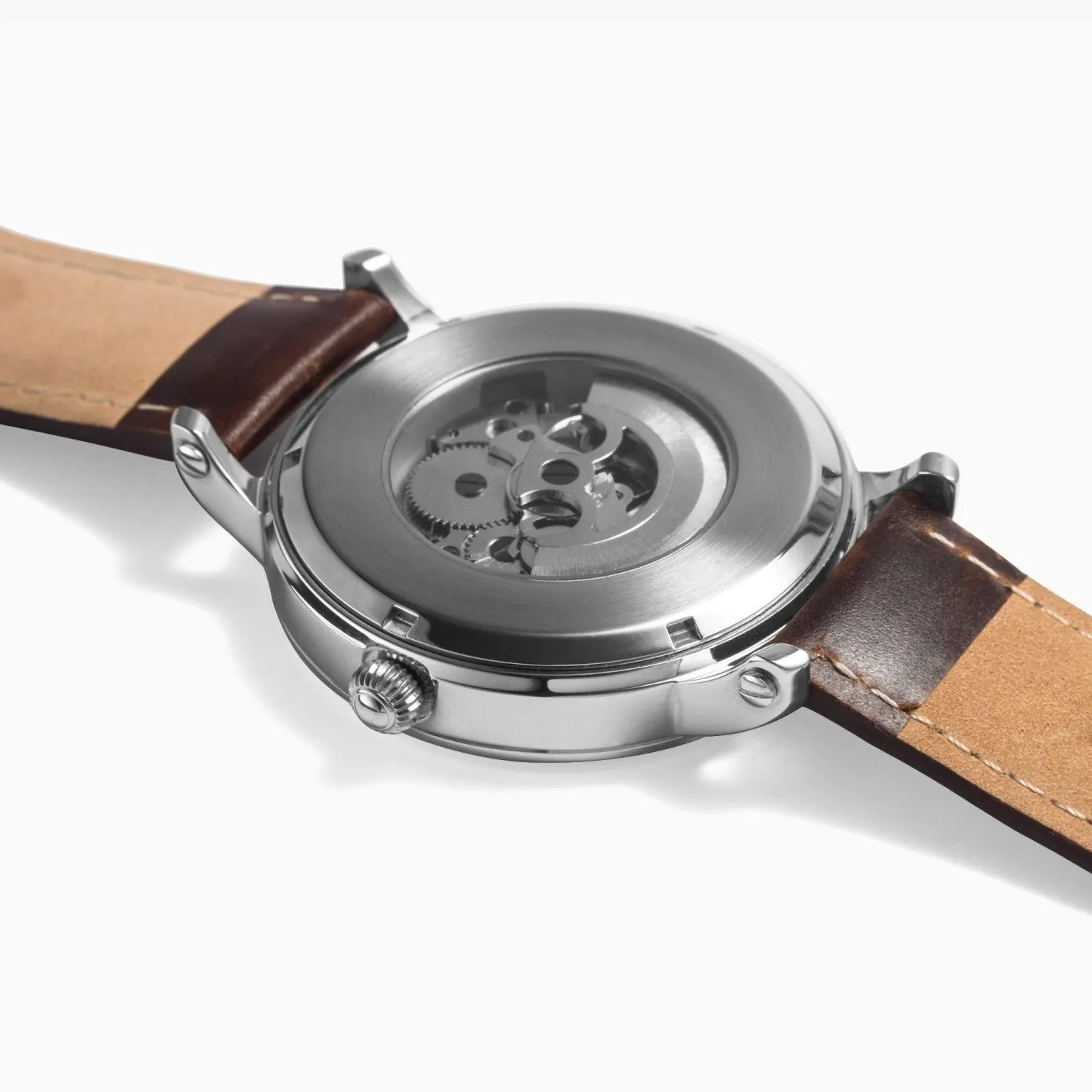 Clothed In Glory 46mm Unisex Automatic Watch (Silver)