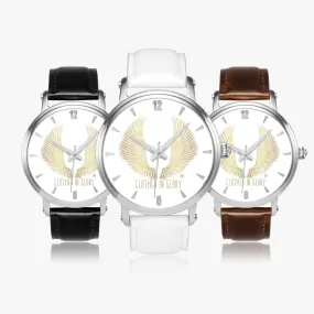 Clothed In Glory 46mm Unisex Automatic Watch (Silver)