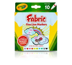 Crayola Fabric Markers 10pk