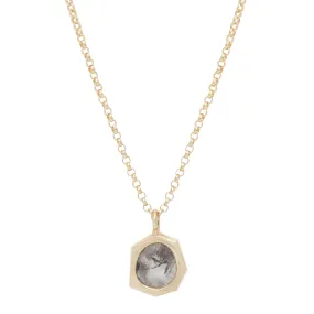 Diamond Slice Geo Necklace