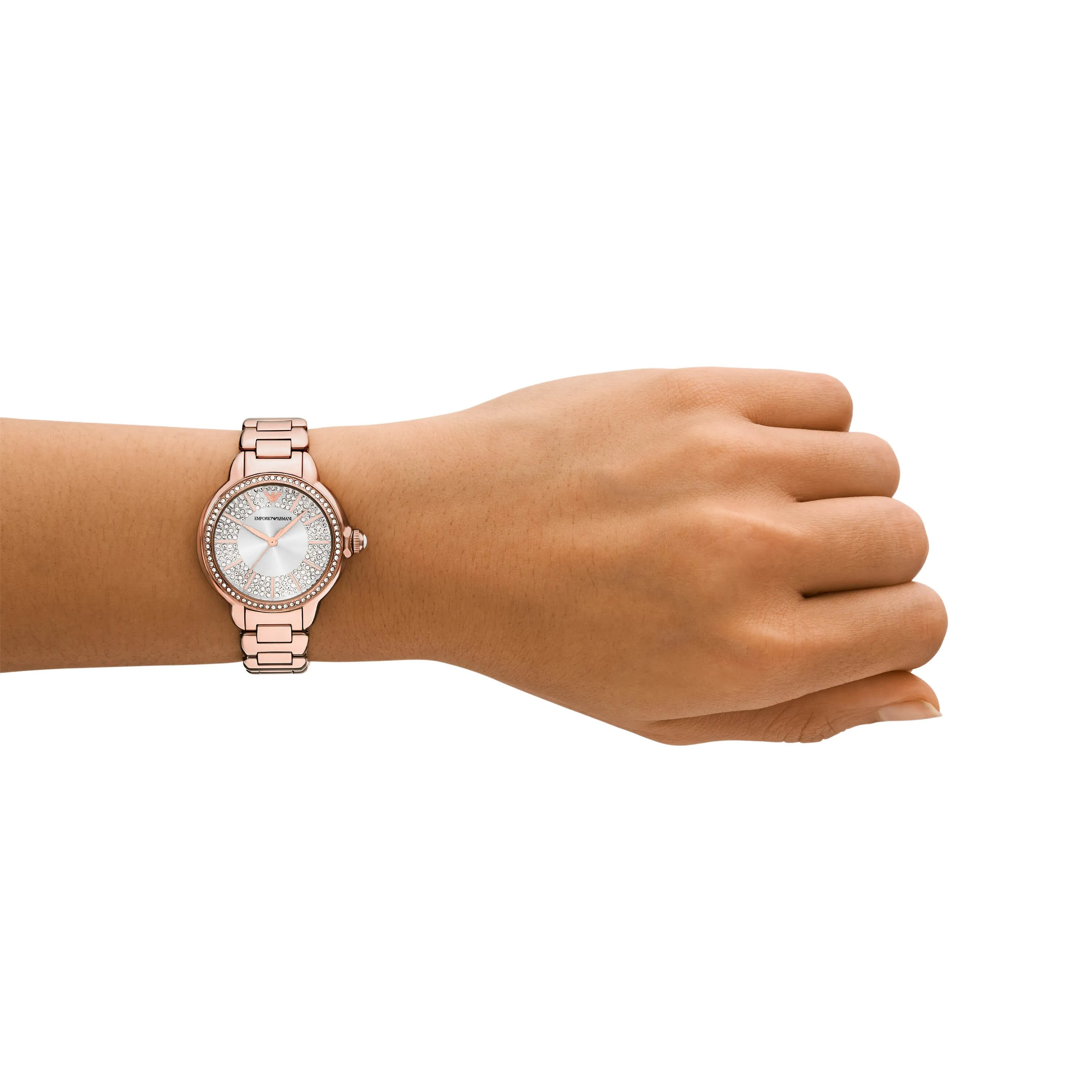 Emporio Armani Rose Gold Tone Analogue Watch AR11633