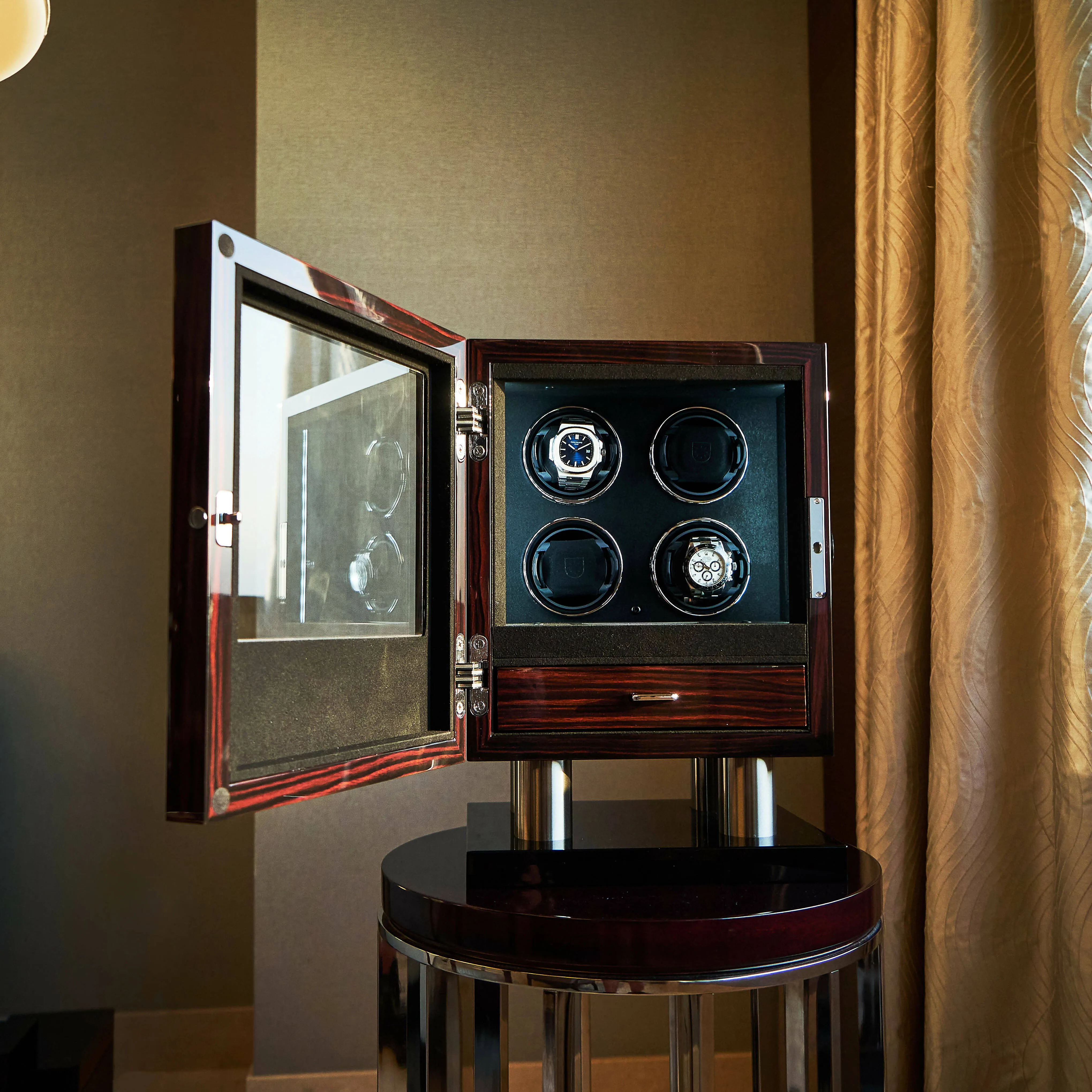 Enigma 4 Fingerprint Ebony – Watch Winder
