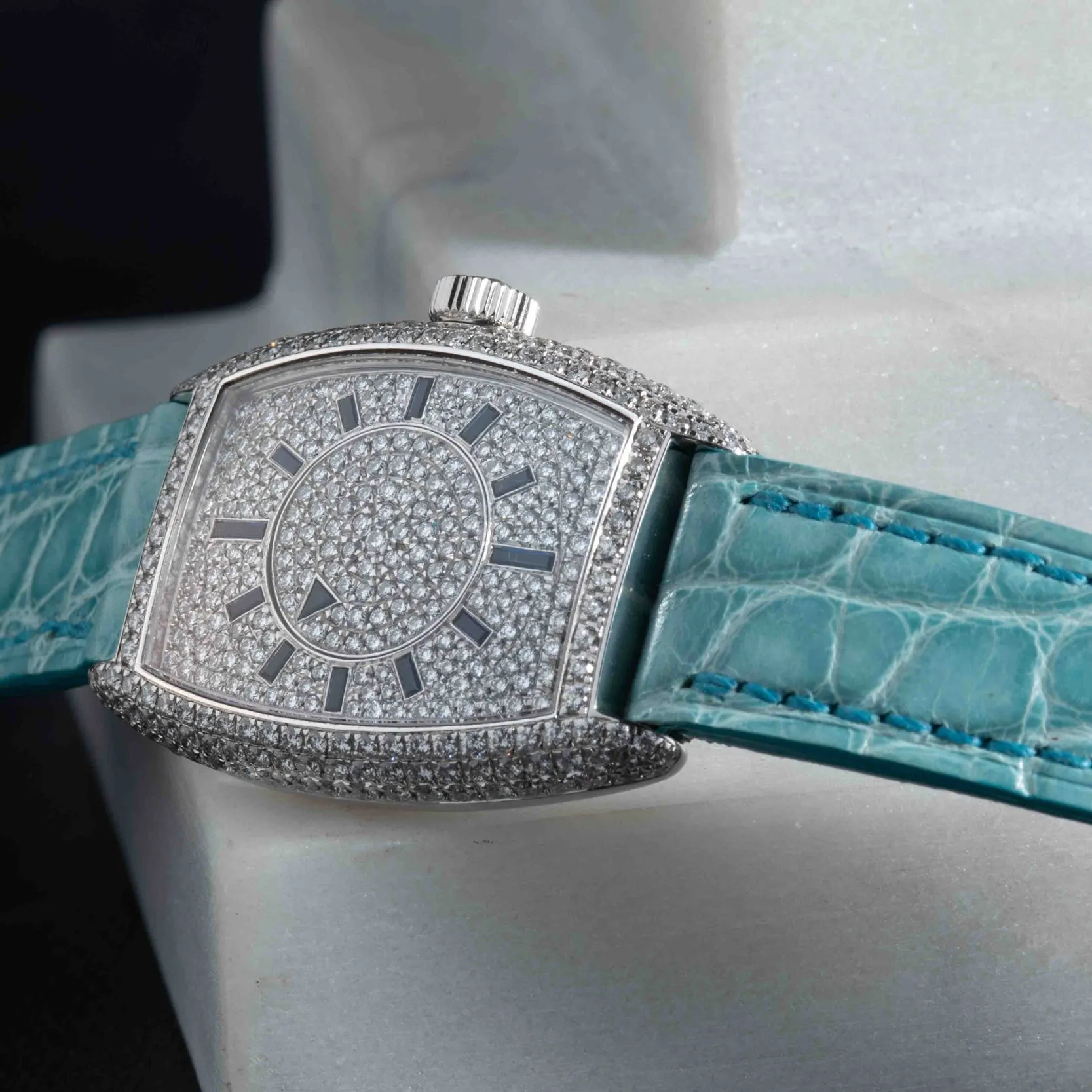 Franck Muller Cintree Curvex 'Mystery' Diamond