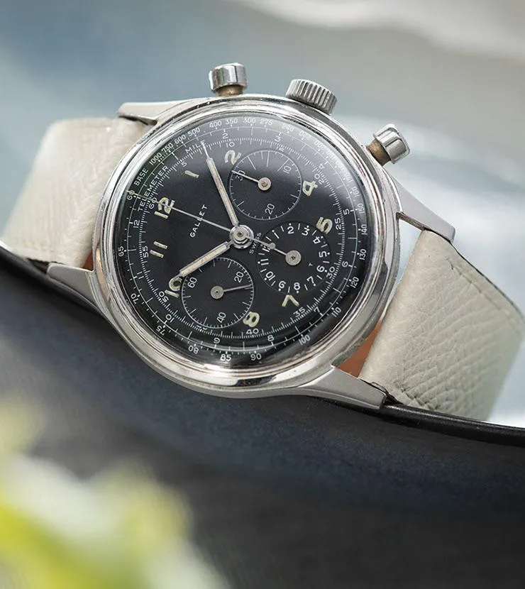 Gallet Multichron Steel Chronograph