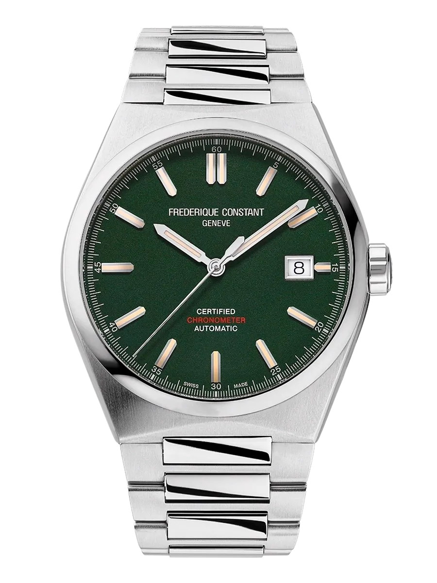 Green Automatic Cosc Watch
