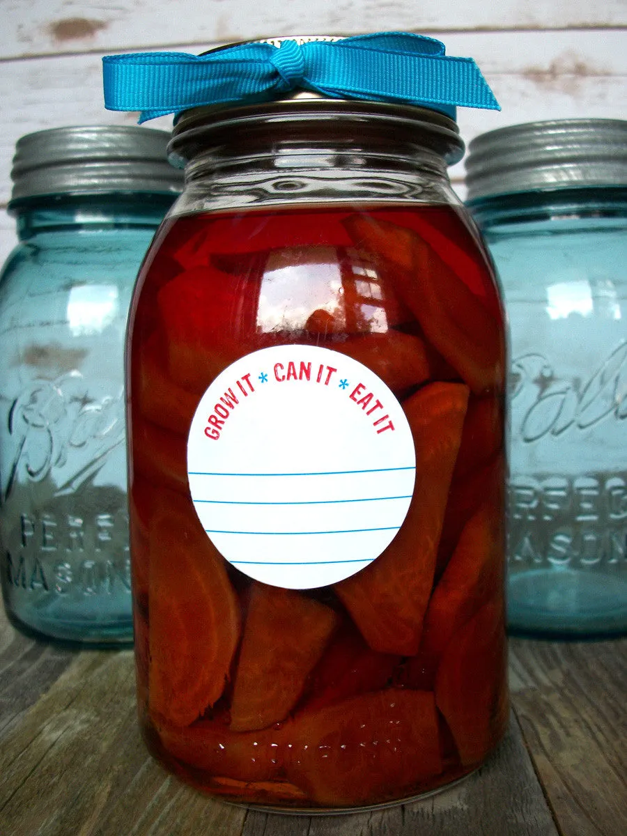 Grow it Can it Eat it Canning Labels