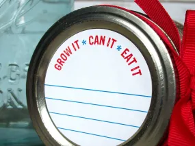 Grow it Can it Eat it Canning Labels