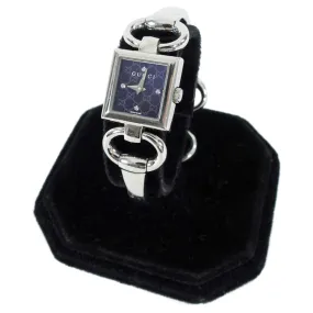 Gucci Tornabuoni Silver Horsebit Bracelet Watch 120