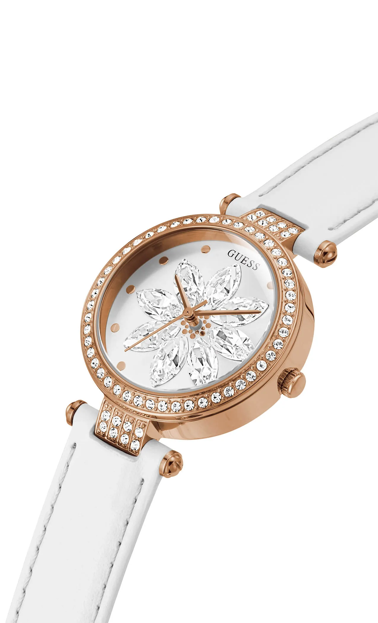 Guess Full Bloom Rose Gold Watch