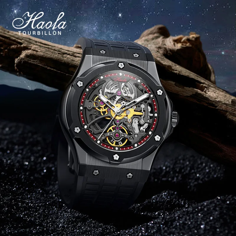 HAOFA Skeleton Watches 80 Hours Power reserve 1913