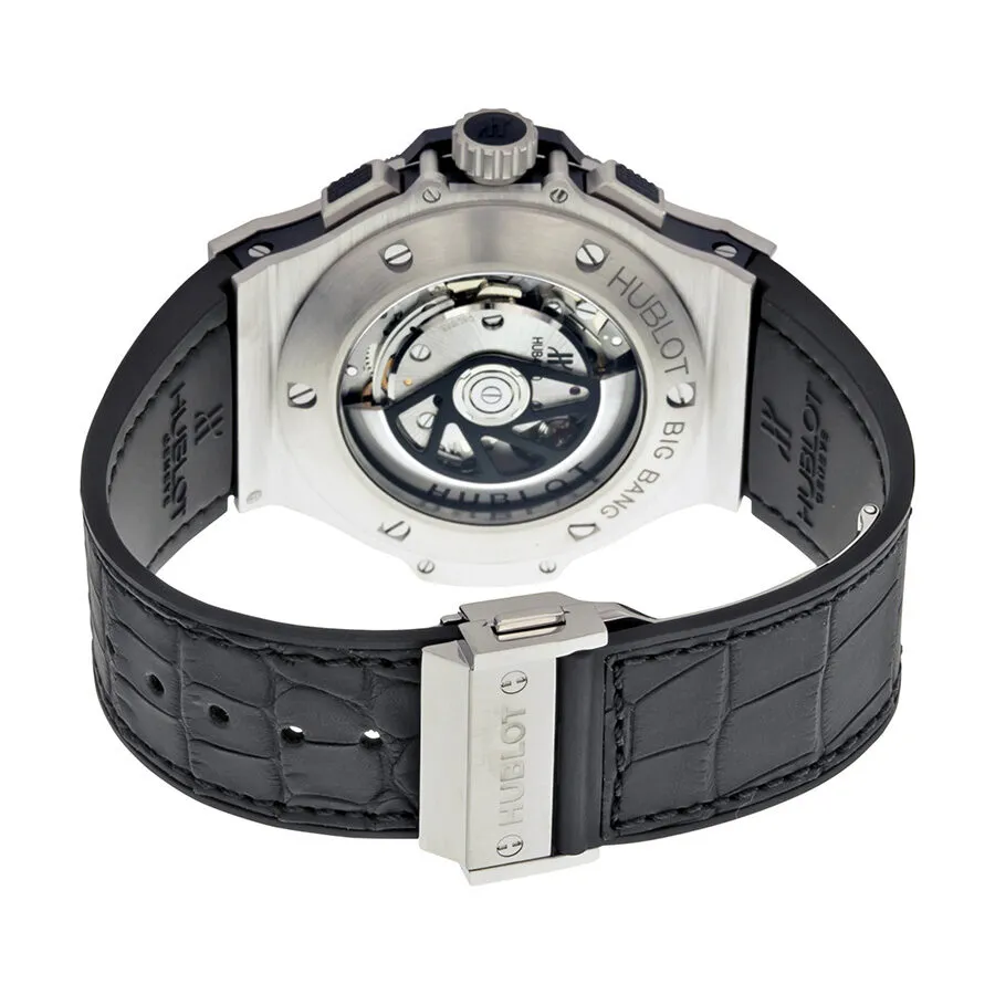 Hublot Big Bang Aero Chronograph Black Skeleton Dial Black Rubber Strap Men's Watch 311-SM-1170-GR 311.SM.1170.GR
