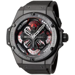 Hublot Big Bang King Power Unico GMT Skeleton Dial Ceramic Men's Watch 771.CI.1170.RX