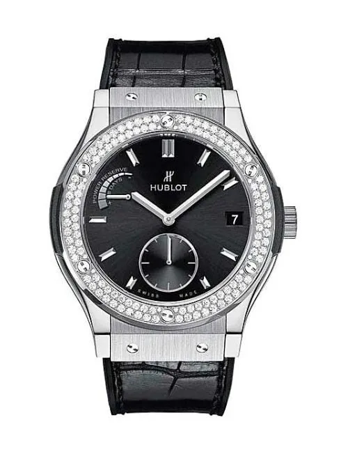 Hublot Classic Fusion Hand Wind Diamond Men's Watch 516.NX.1470.LR.1104