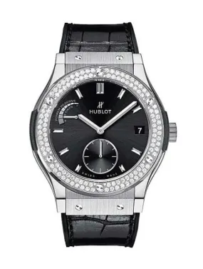 Hublot Classic Fusion Hand Wind Diamond Men's Watch 516.NX.1470.LR.1104
