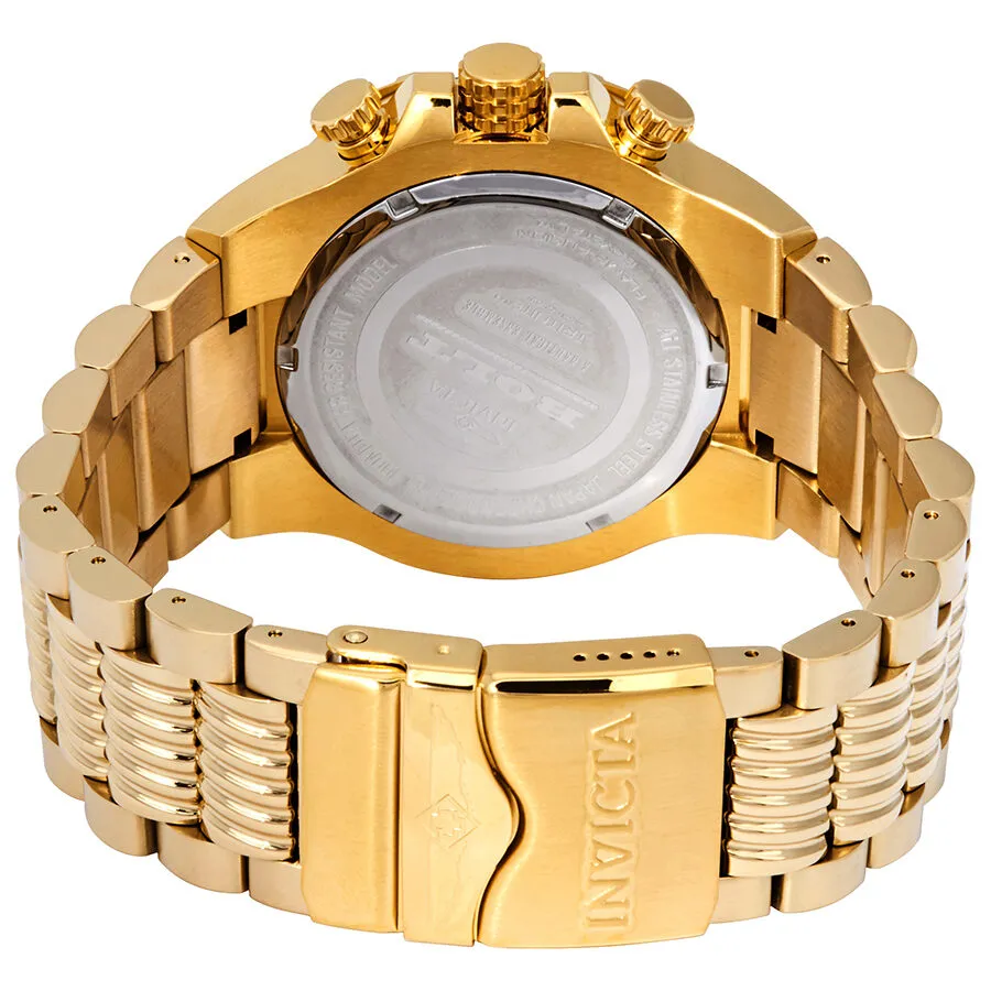 Invicta Bolt Chronograph Black/Gold Dial Men's Watch 25543