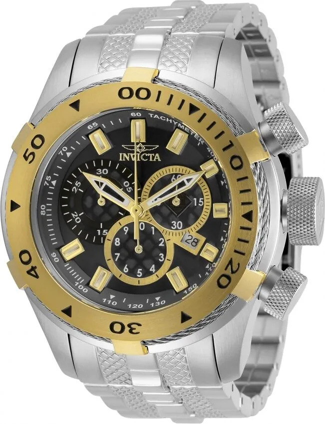 Invicta Bolt Chronograph Quartz Black Dial Men's Watch 29743