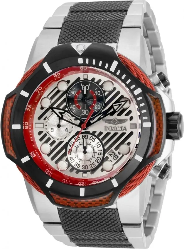 Invicta Bolt Chronograph Quartz White Dial Men's Watch 31179