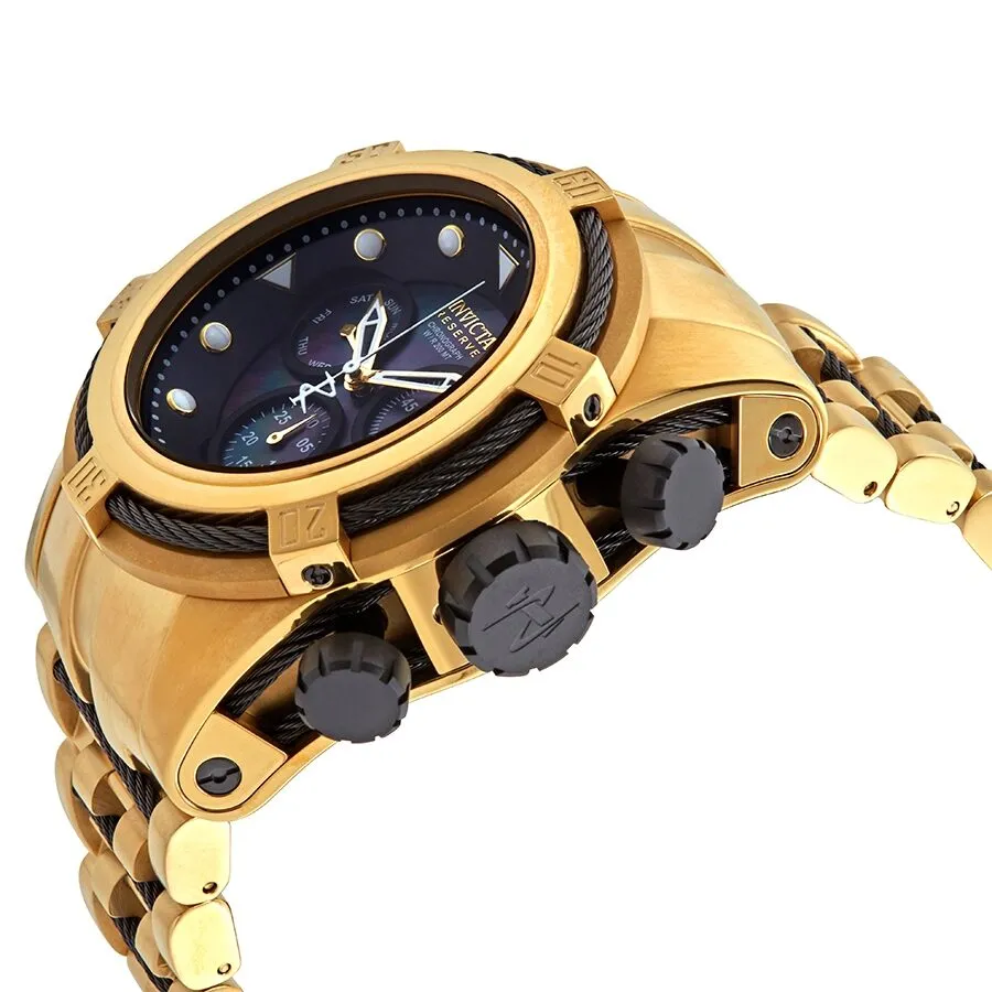 Invicta Bolt Reserve Chronograph Black Dial Men's Watch 12737