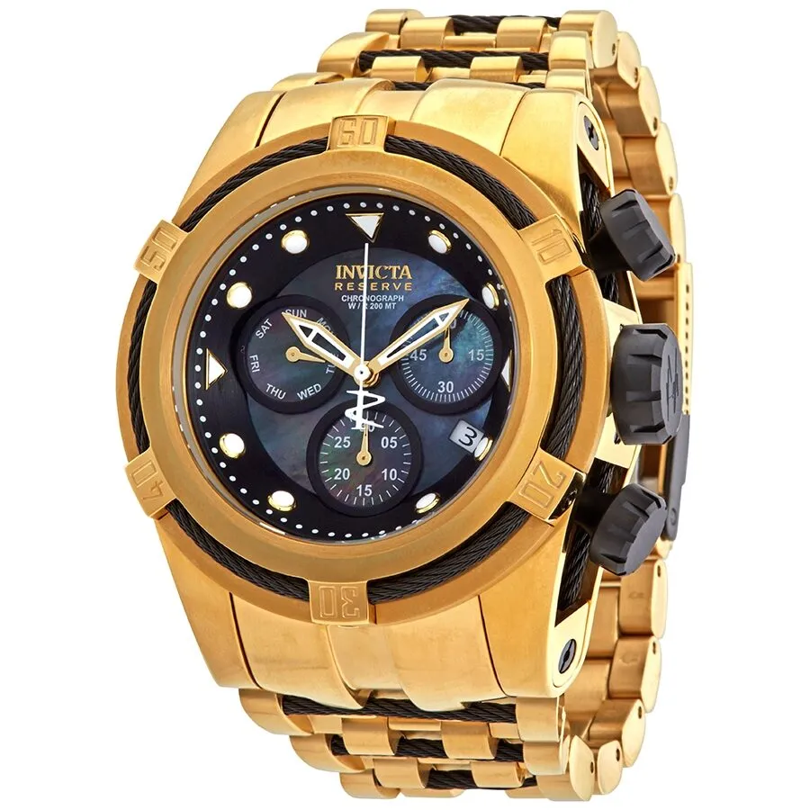 Invicta Bolt Reserve Chronograph Black Dial Men's Watch 12737