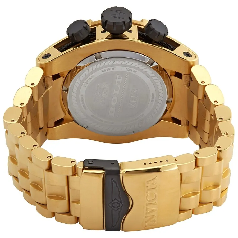 Invicta Bolt Reserve Chronograph Black Dial Men's Watch 12737