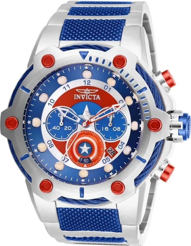 Invicta Marvel Captain America Chronograph Quartz Men's Watch 27965