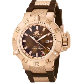 Invicta Men's Watch - Subaqua Rose Gold and Brown Mother of Pearl Dial Dive | 0739
