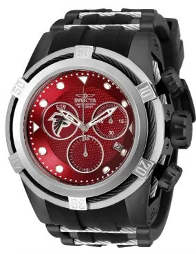 Invicta NFL Atlanta Falcons Chronograph Quartz Red Dial Men's Watch 30224