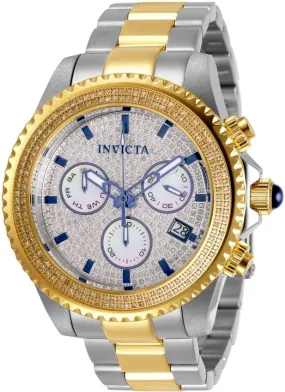 Invicta Pro Diver Chronograph Quartz Diamond White Dial Men's Watch 31992