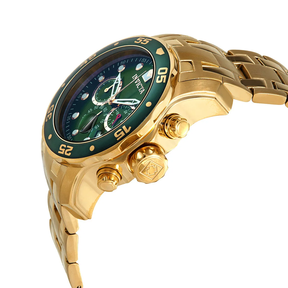 Invicta Pro Diver Chronograph Quartz Green Dial Men's Watch 21925