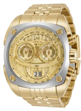 Invicta Reserve Chronograph Quartz Gold Dial Men's Watch 32072