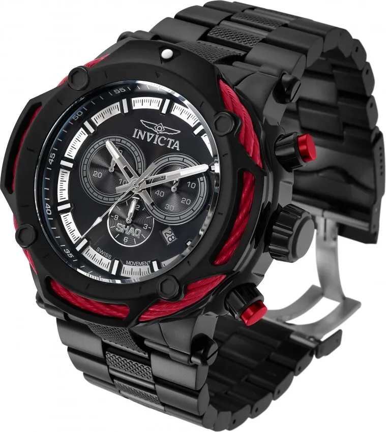 Invicta SHAQ Chronograph Quartz Black Dial Men's Watch 33662