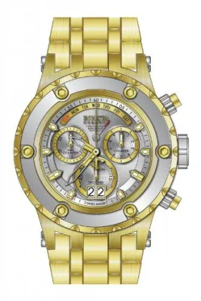 Invicta Subaqua Chronograph Silver Dial Gold-plated Men's Wartch 80486
