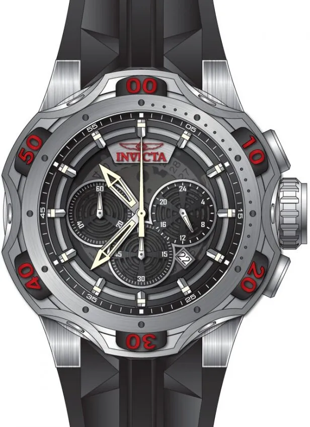 Invicta Venom Chronograph Quartz Black Dial Men's Watch 33630