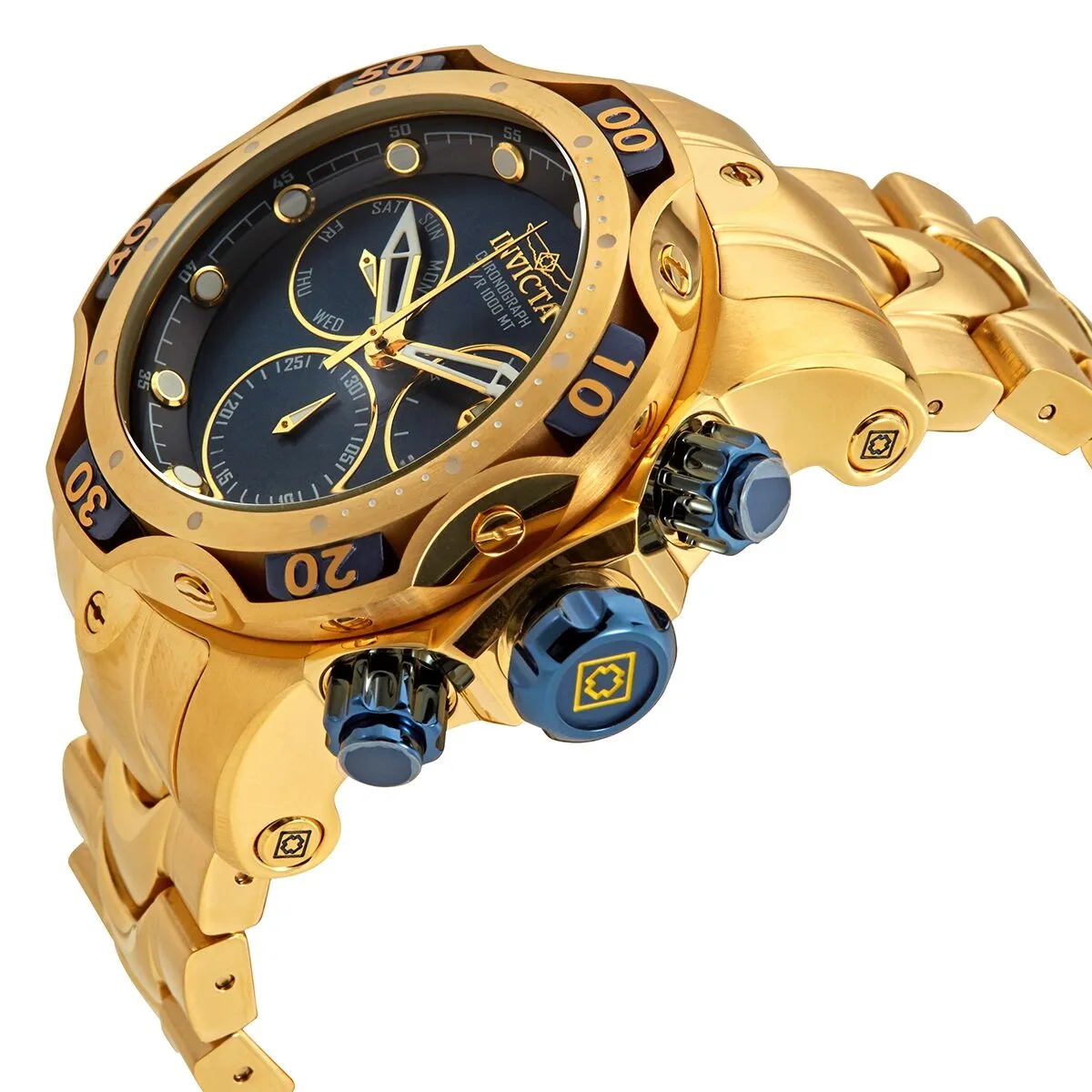 Invicta Venom Chronograph Quartz Blue Dial Men's Watch 29641