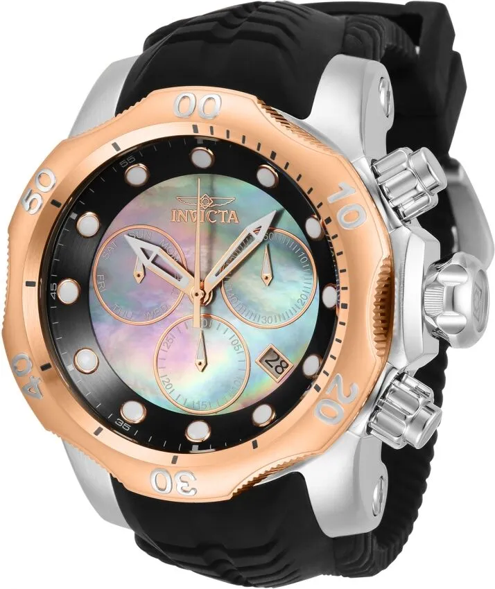 Invicta Venom Chronograph Quartz Mother of Pearl Dial Men's Watch 33307