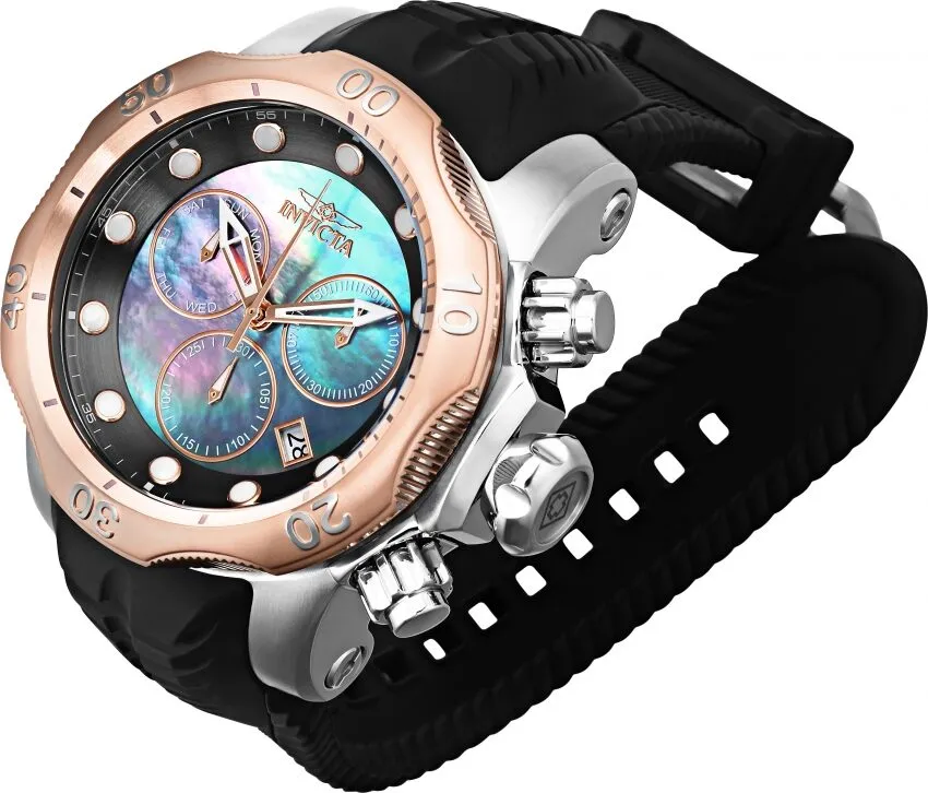 Invicta Venom Chronograph Quartz Mother of Pearl Dial Men's Watch 33307