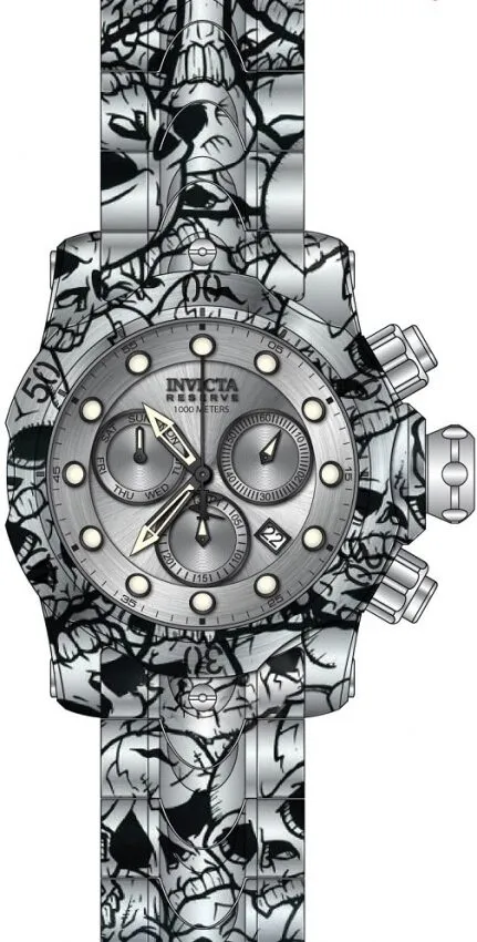 Invicta Venom Chronograph Silver Dial Men's Watch 26635